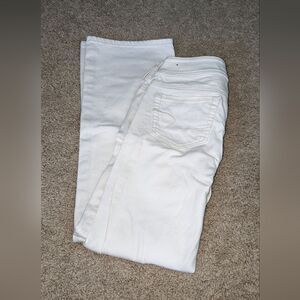 AE Original White Bootcut Jeans Size 4 Regular